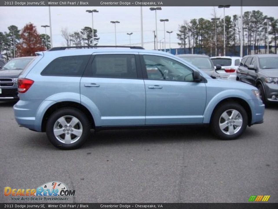2013 Dodge Journey SE Winter Chill Pearl / Black Photo #4