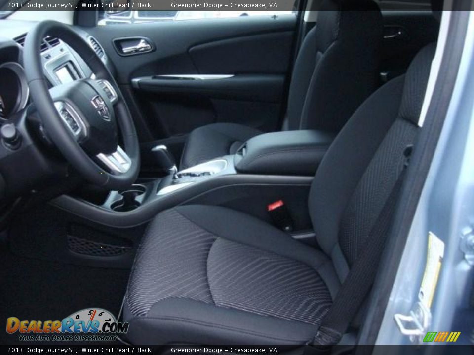 2013 Dodge Journey SE Winter Chill Pearl / Black Photo #7