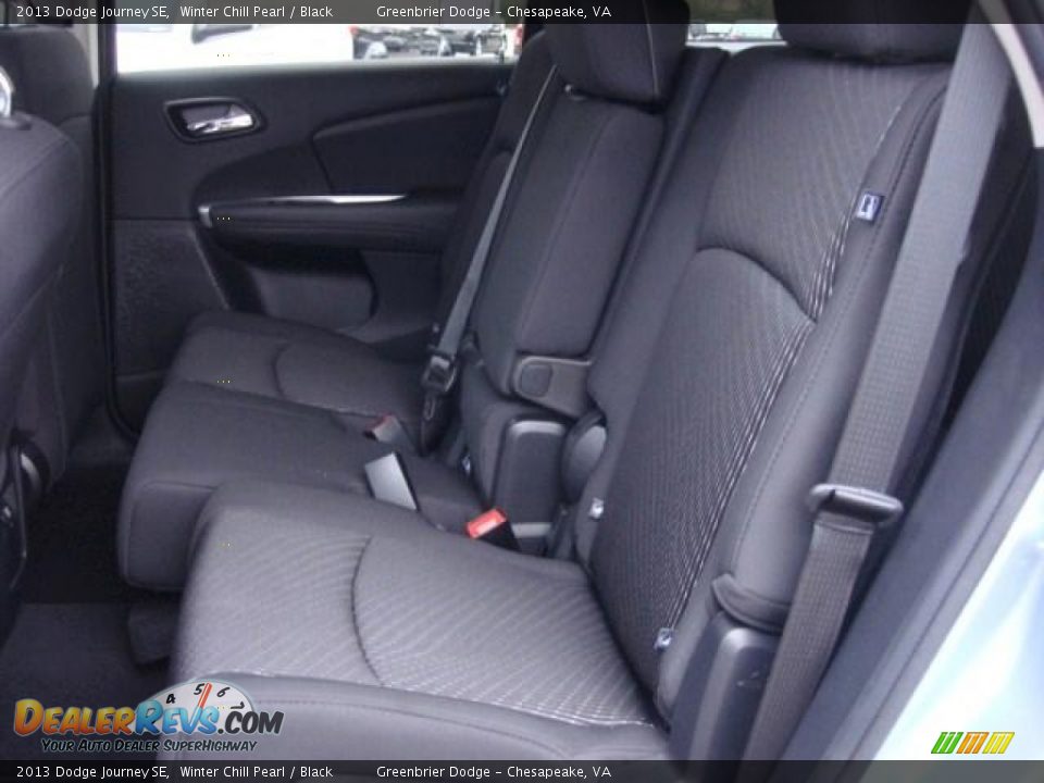 2013 Dodge Journey SE Winter Chill Pearl / Black Photo #8