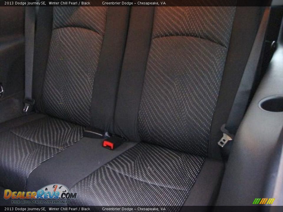 2013 Dodge Journey SE Winter Chill Pearl / Black Photo #9