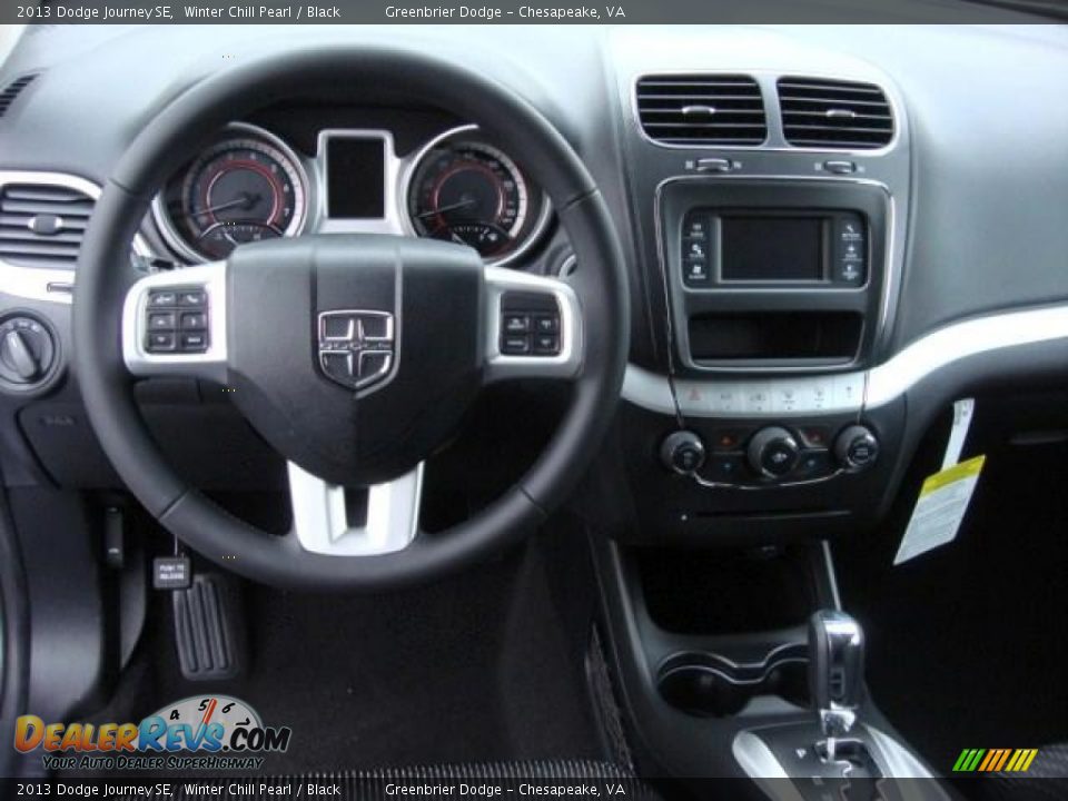 2013 Dodge Journey SE Winter Chill Pearl / Black Photo #10