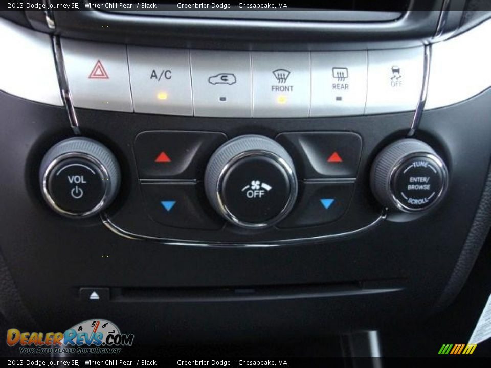 2013 Dodge Journey SE Winter Chill Pearl / Black Photo #12