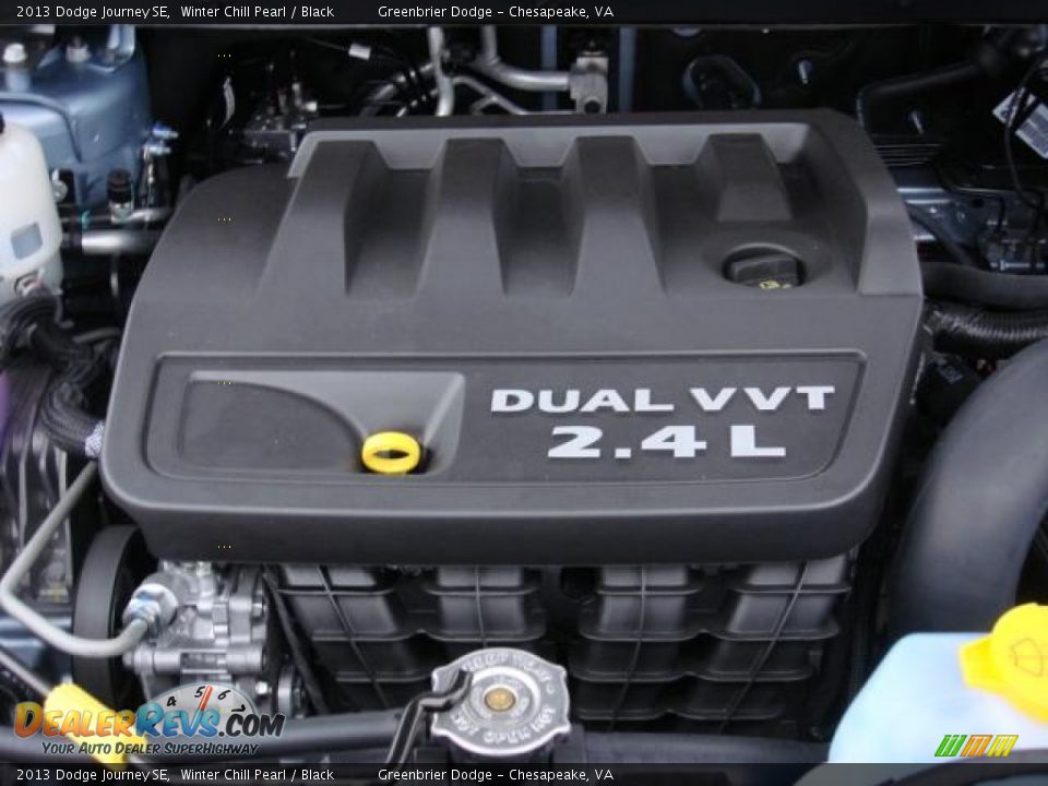 2013 Dodge Journey SE Winter Chill Pearl / Black Photo #14