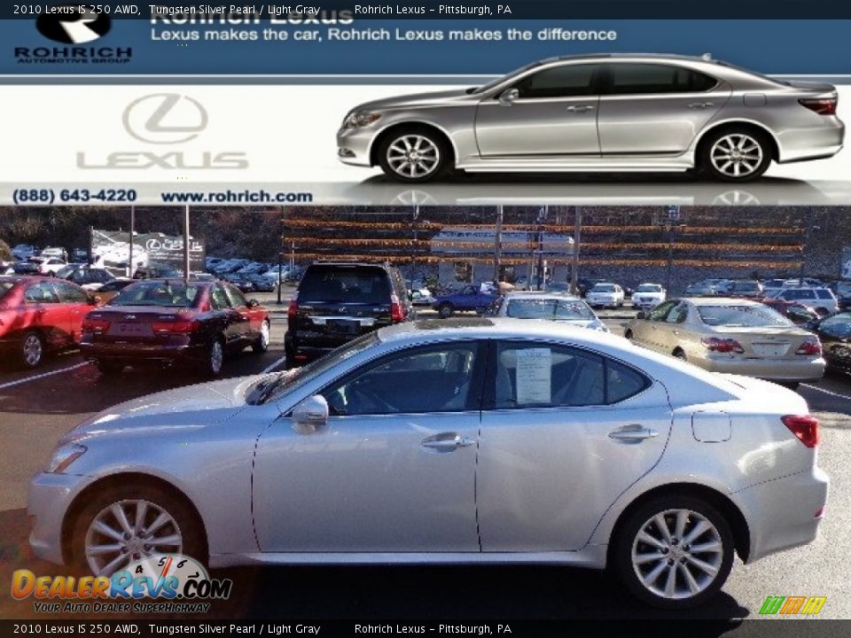 2010 Lexus IS 250 AWD Tungsten Silver Pearl / Light Gray Photo #1