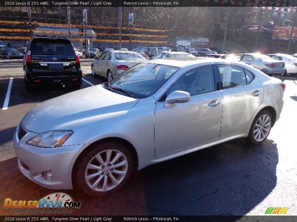 2010 Lexus IS 250 AWD Tungsten Silver Pearl / Light Gray Photo #2