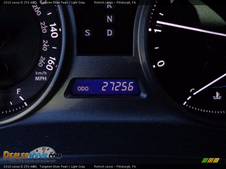 2010 Lexus IS 250 AWD Tungsten Silver Pearl / Light Gray Photo #8