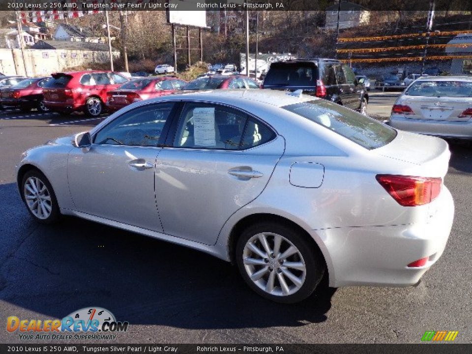 2010 Lexus IS 250 AWD Tungsten Silver Pearl / Light Gray Photo #9