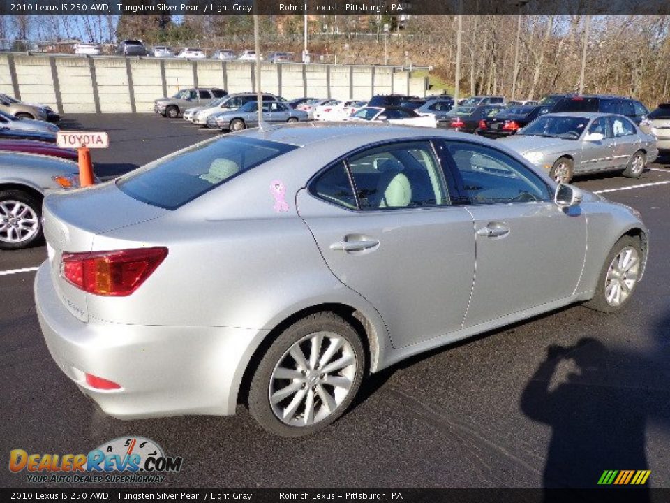 2010 Lexus IS 250 AWD Tungsten Silver Pearl / Light Gray Photo #11