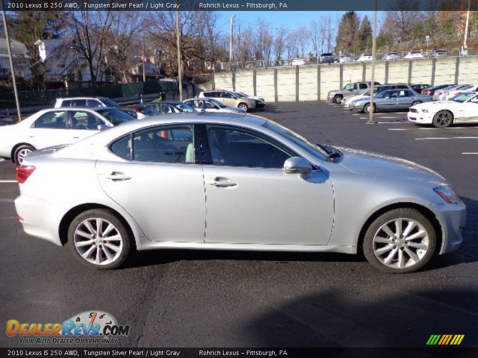2010 Lexus IS 250 AWD Tungsten Silver Pearl / Light Gray Photo #12