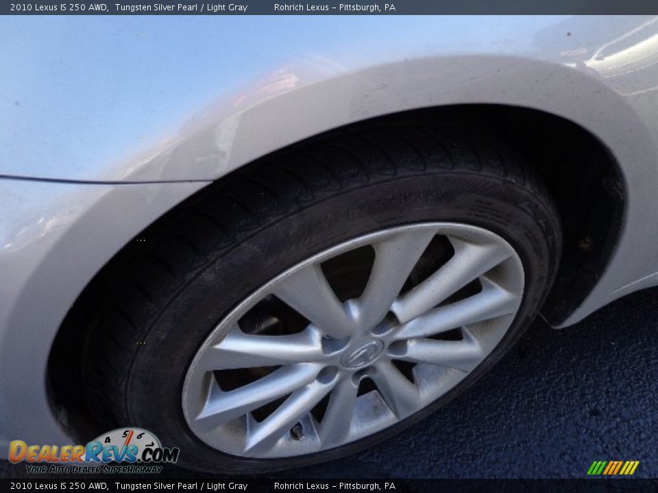 2010 Lexus IS 250 AWD Tungsten Silver Pearl / Light Gray Photo #14
