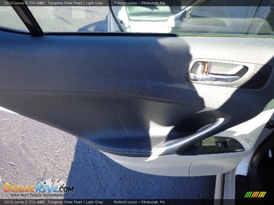 2010 Lexus IS 250 AWD Tungsten Silver Pearl / Light Gray Photo #15