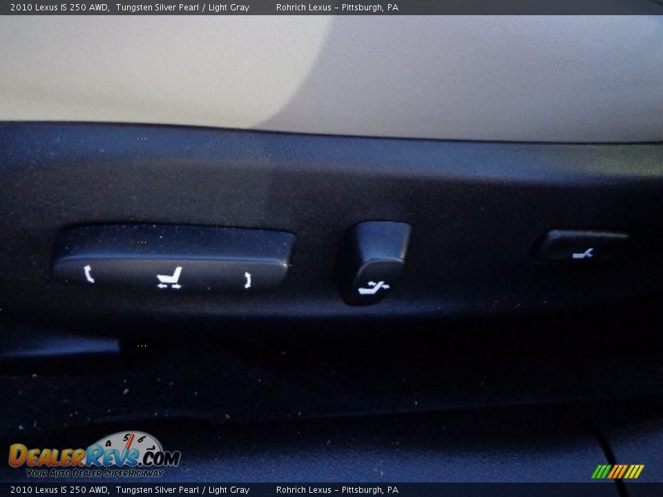 2010 Lexus IS 250 AWD Tungsten Silver Pearl / Light Gray Photo #17