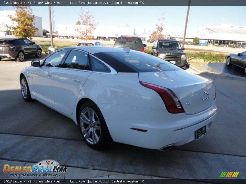 2013 Jaguar XJ XJ Polaris White / Jet Photo #8