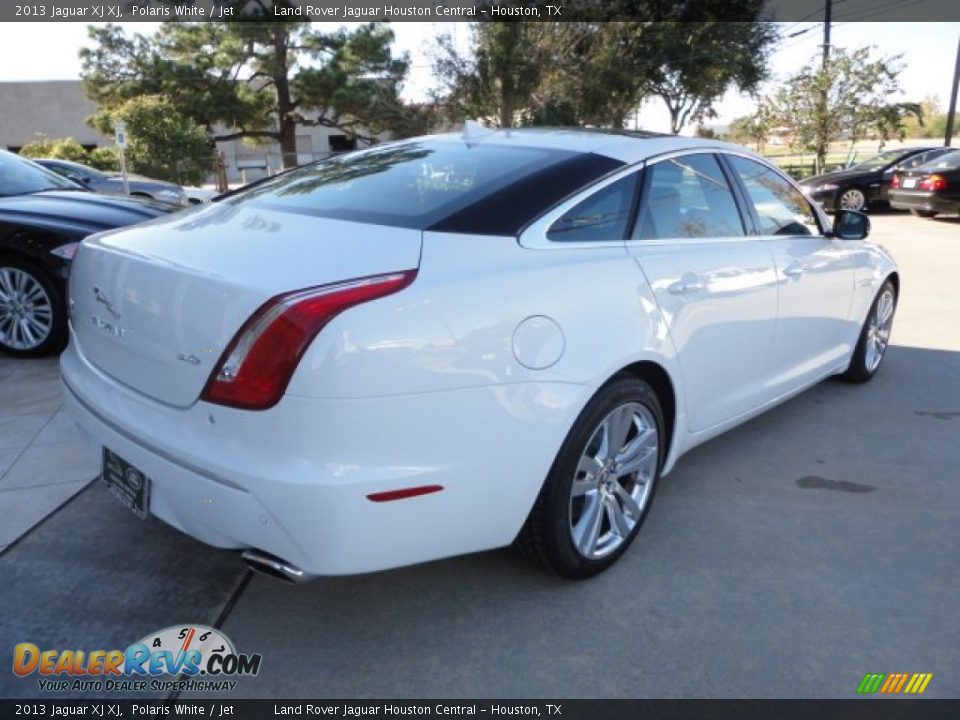 2013 Jaguar XJ XJ Polaris White / Jet Photo #11