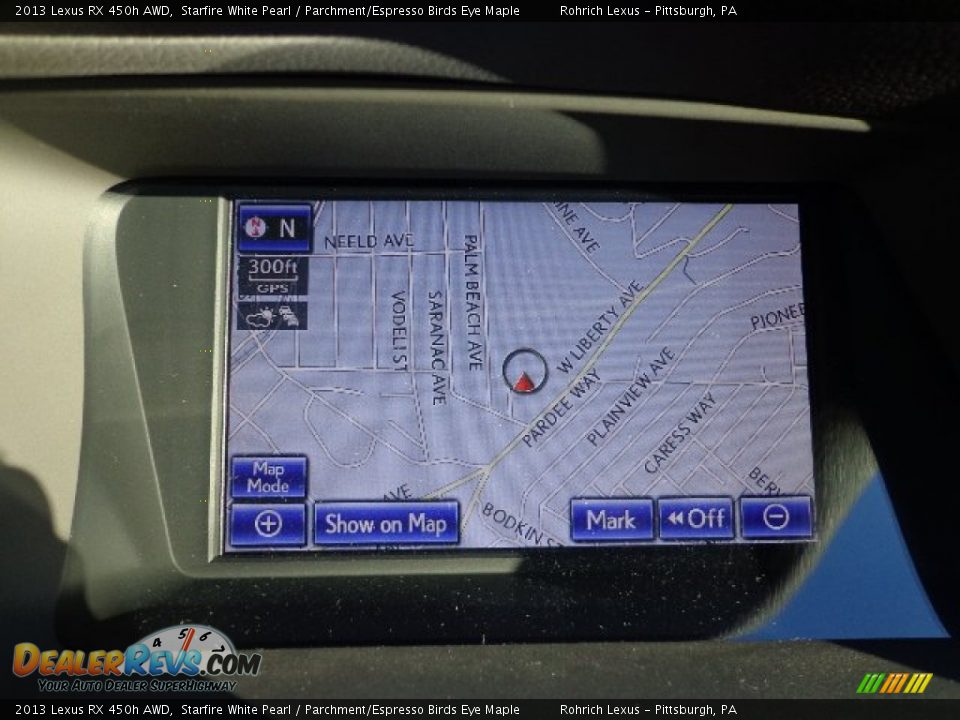 2013 Lexus RX 450h AWD Starfire White Pearl / Parchment/Espresso Birds Eye Maple Photo #16