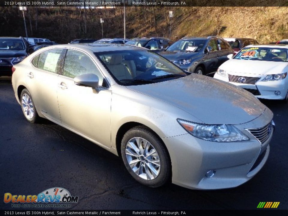 2013 Lexus ES 300h Hybrid Satin Cashmere Metallic / Parchment Photo #6