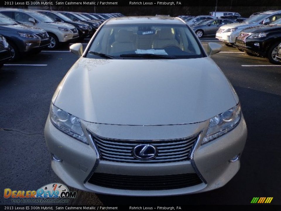 2013 Lexus ES 300h Hybrid Satin Cashmere Metallic / Parchment Photo #7