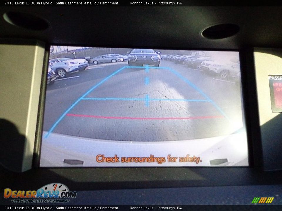 2013 Lexus ES 300h Hybrid Satin Cashmere Metallic / Parchment Photo #17