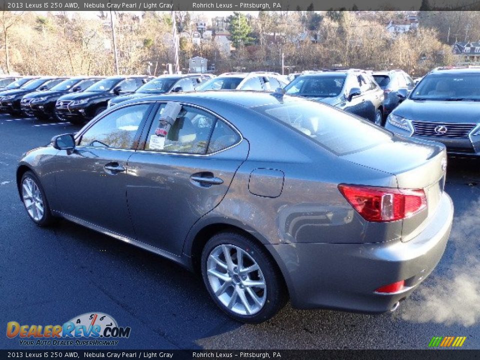 2013 Lexus IS 250 AWD Nebula Gray Pearl / Light Gray Photo #2