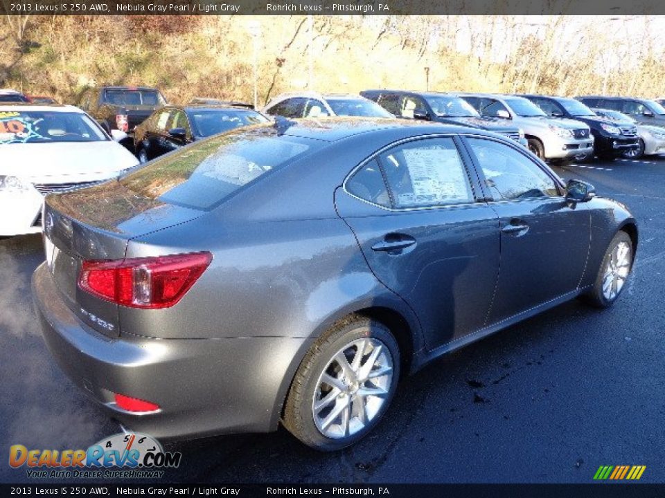 2013 Lexus IS 250 AWD Nebula Gray Pearl / Light Gray Photo #4