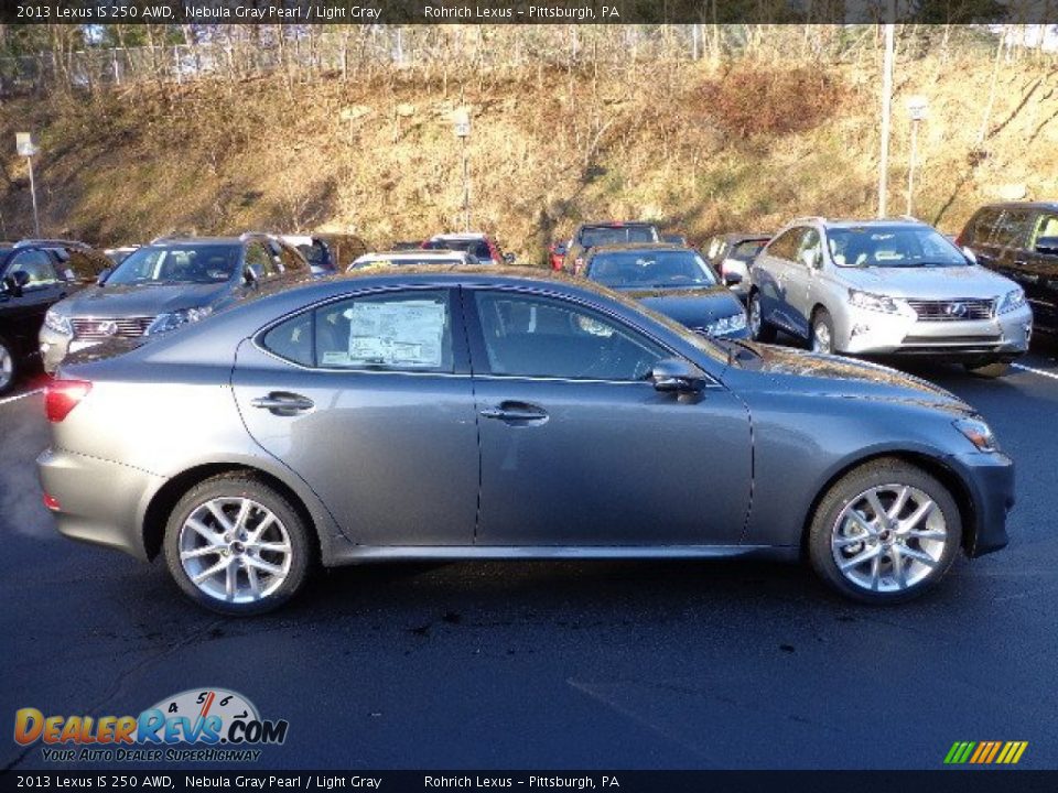 2013 Lexus IS 250 AWD Nebula Gray Pearl / Light Gray Photo #5