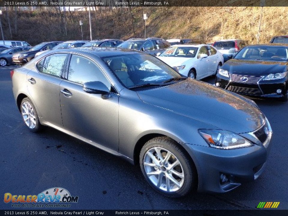 2013 Lexus IS 250 AWD Nebula Gray Pearl / Light Gray Photo #6