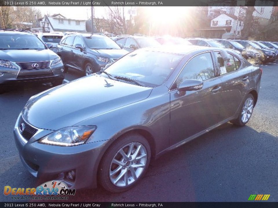 2013 Lexus IS 250 AWD Nebula Gray Pearl / Light Gray Photo #8
