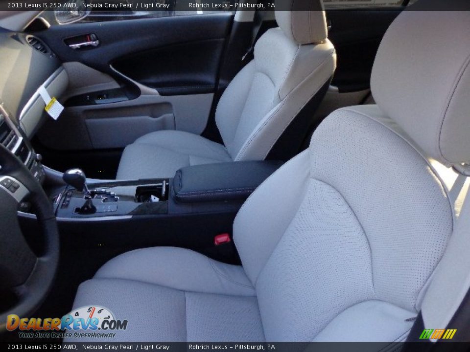 2013 Lexus IS 250 AWD Nebula Gray Pearl / Light Gray Photo #10