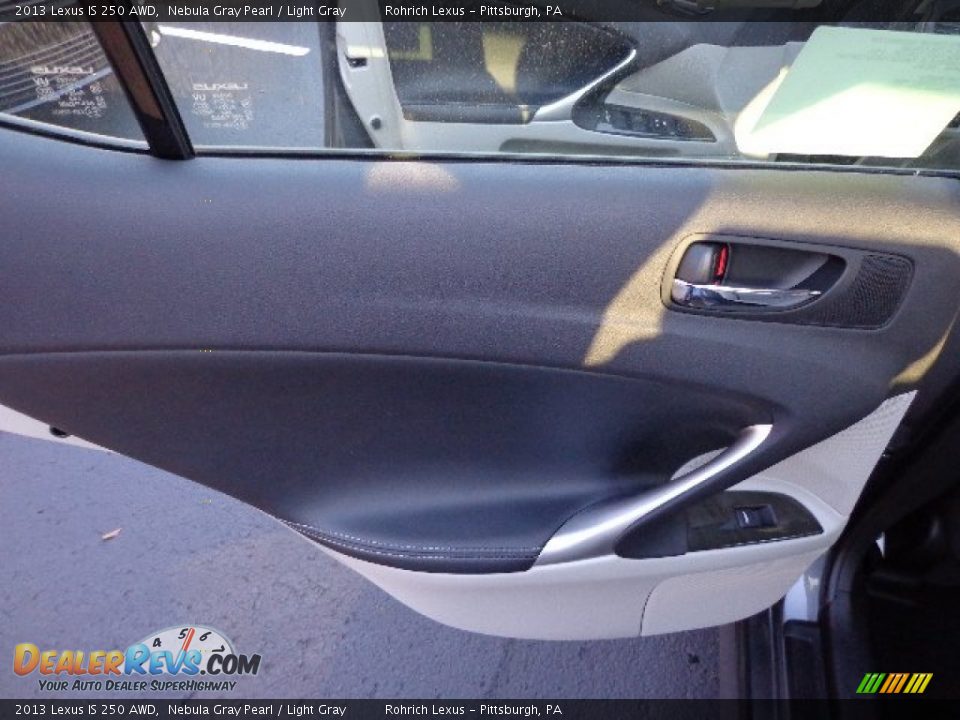 2013 Lexus IS 250 AWD Nebula Gray Pearl / Light Gray Photo #13