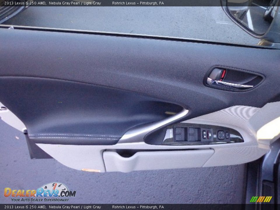 2013 Lexus IS 250 AWD Nebula Gray Pearl / Light Gray Photo #14