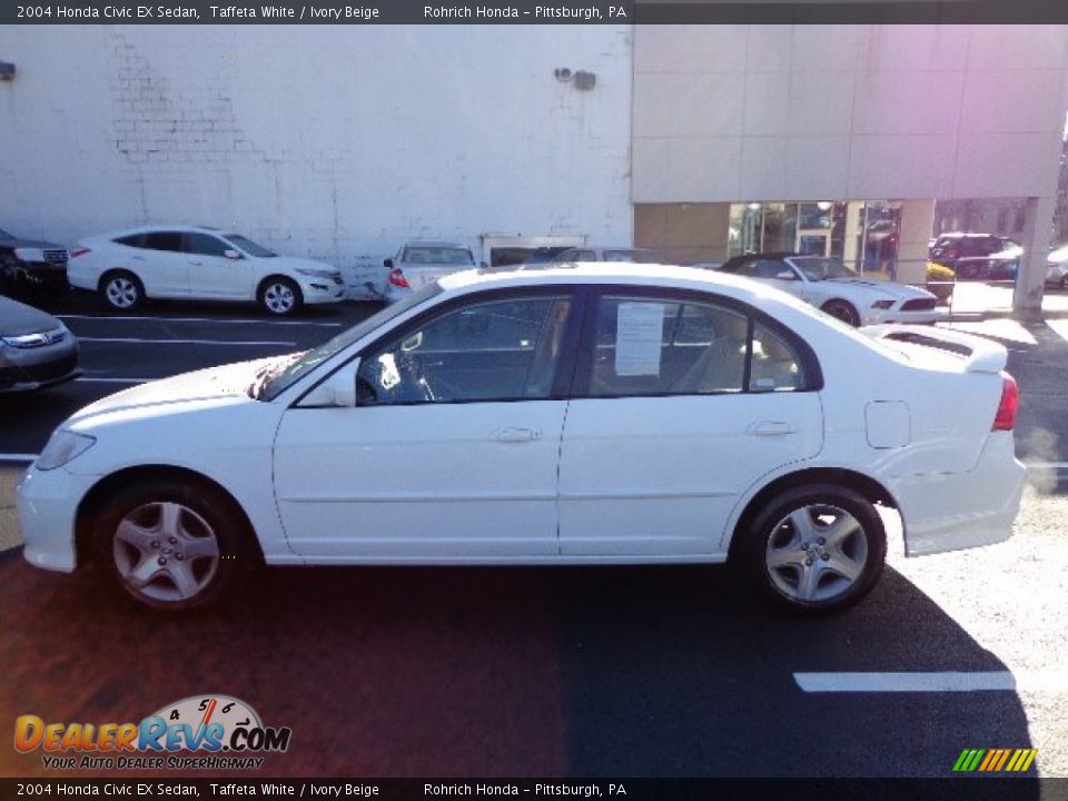 2004 Honda civic ex coupe white #4