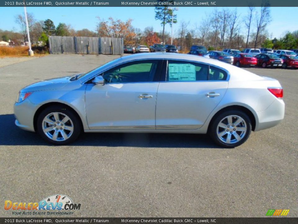 2013 Buick LaCrosse FWD Quicksilver Metallic / Titanium Photo #3