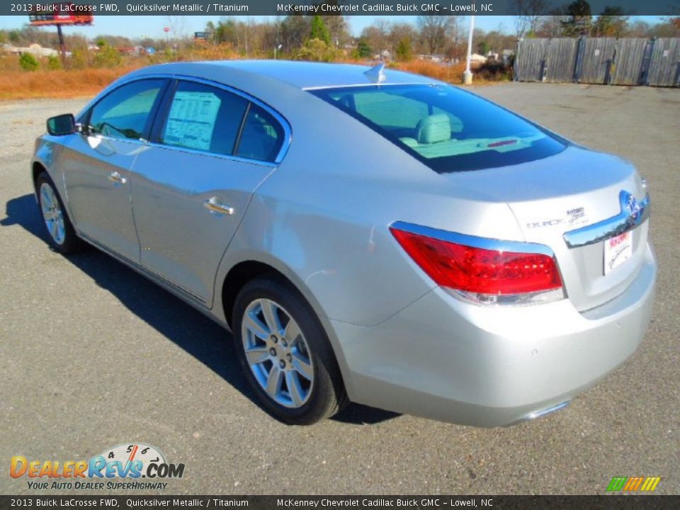 2013 Buick LaCrosse FWD Quicksilver Metallic / Titanium Photo #4