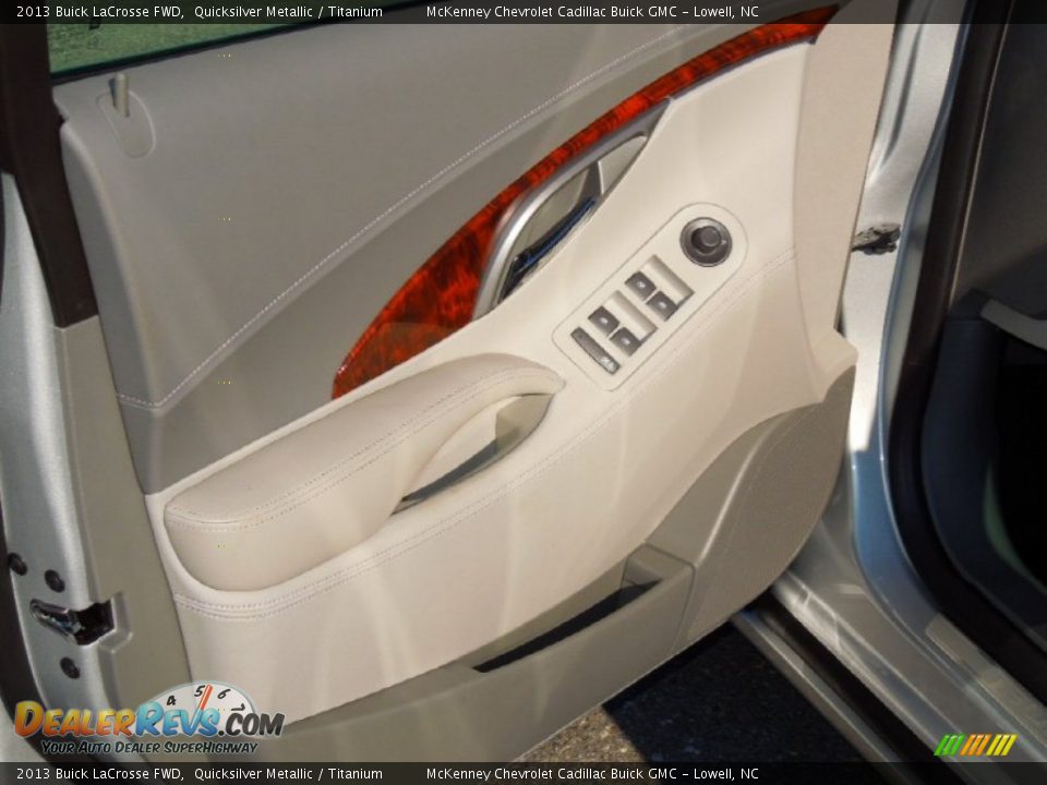 2013 Buick LaCrosse FWD Quicksilver Metallic / Titanium Photo #10