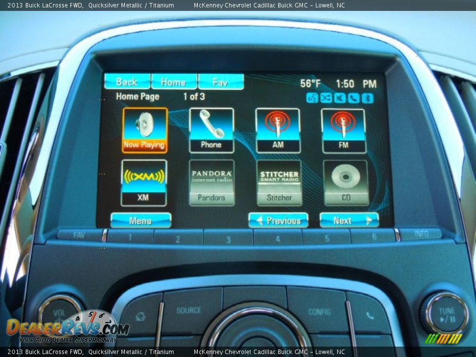 2013 Buick LaCrosse FWD Quicksilver Metallic / Titanium Photo #15