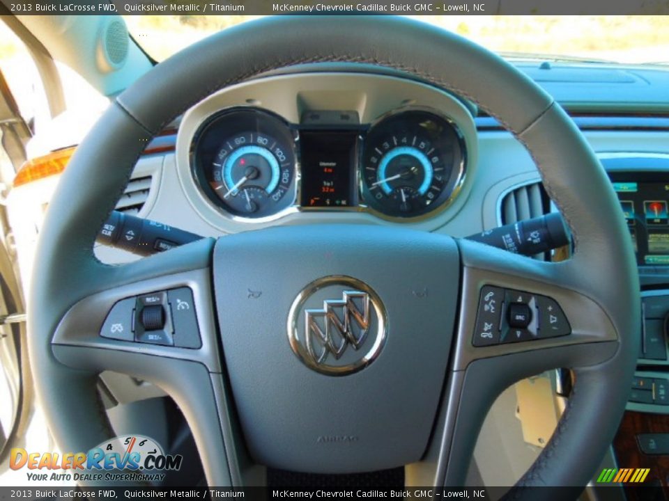 2013 Buick LaCrosse FWD Quicksilver Metallic / Titanium Photo #16