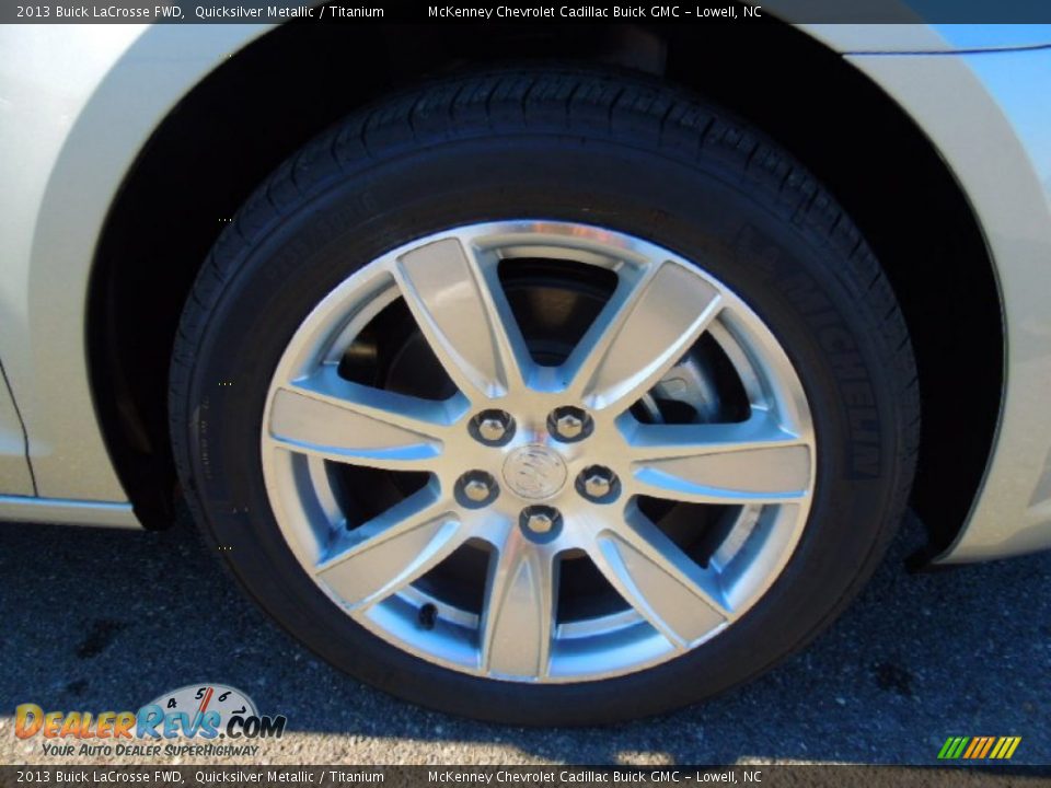 2013 Buick LaCrosse FWD Quicksilver Metallic / Titanium Photo #22
