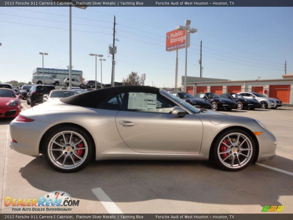 Platinum Silver Metallic 2013 Porsche 911 Carrera S Cabriolet Photo #5