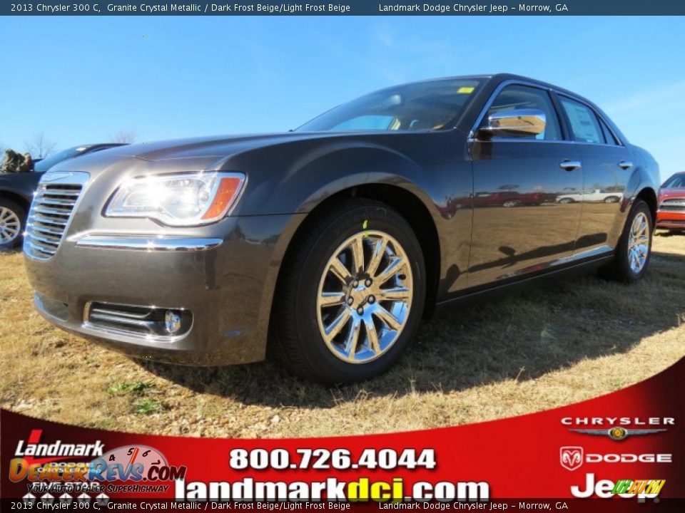 2013 Chrysler 300 C Granite Crystal Metallic / Dark Frost Beige/Light Frost Beige Photo #1