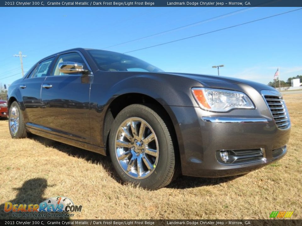 2013 Chrysler 300 C Granite Crystal Metallic / Dark Frost Beige/Light Frost Beige Photo #4