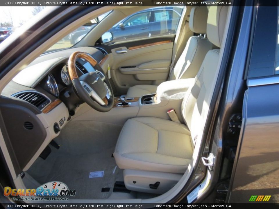 2013 Chrysler 300 C Granite Crystal Metallic / Dark Frost Beige/Light Frost Beige Photo #6