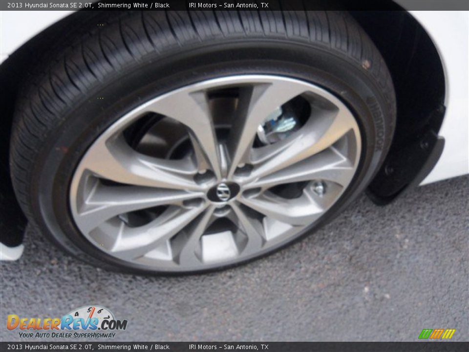 2013 Hyundai Sonata SE 2.0T Shimmering White / Black Photo #3