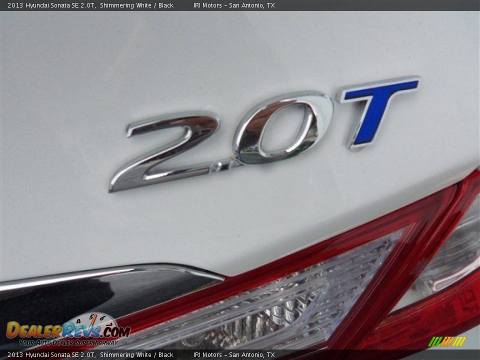 2013 Hyundai Sonata SE 2.0T Shimmering White / Black Photo #8