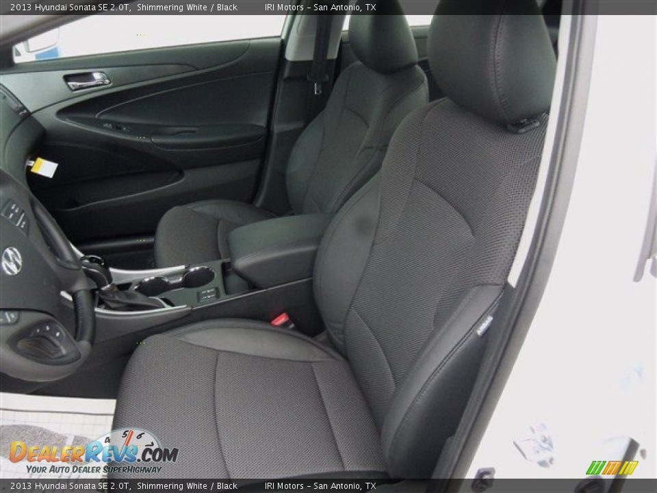 2013 Hyundai Sonata SE 2.0T Shimmering White / Black Photo #11