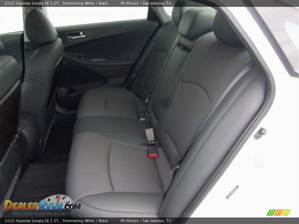 2013 Hyundai Sonata SE 2.0T Shimmering White / Black Photo #13
