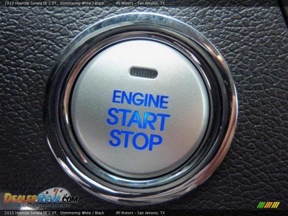 2013 Hyundai Sonata SE 2.0T Shimmering White / Black Photo #16