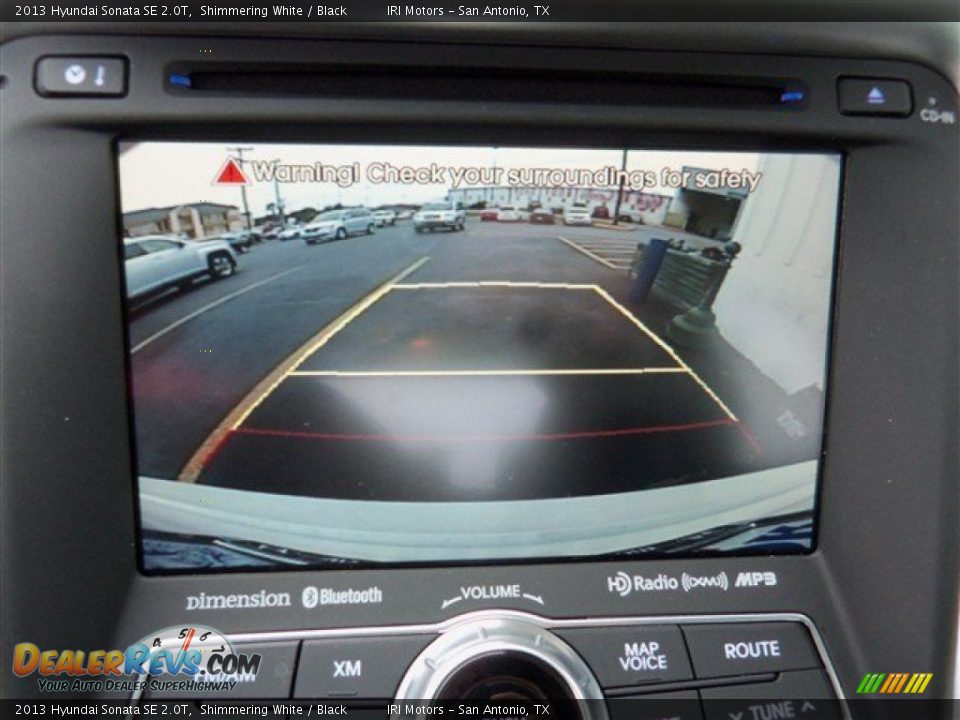 2013 Hyundai Sonata SE 2.0T Shimmering White / Black Photo #18