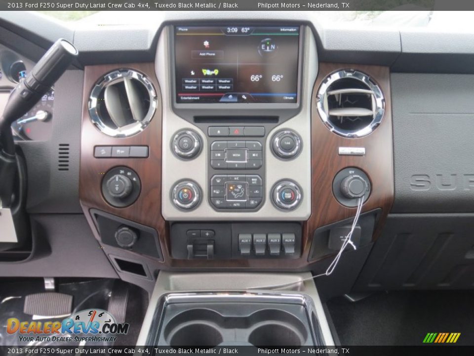 2013 Ford F250 Super Duty Lariat Crew Cab 4x4 Tuxedo Black Metallic / Black Photo #28