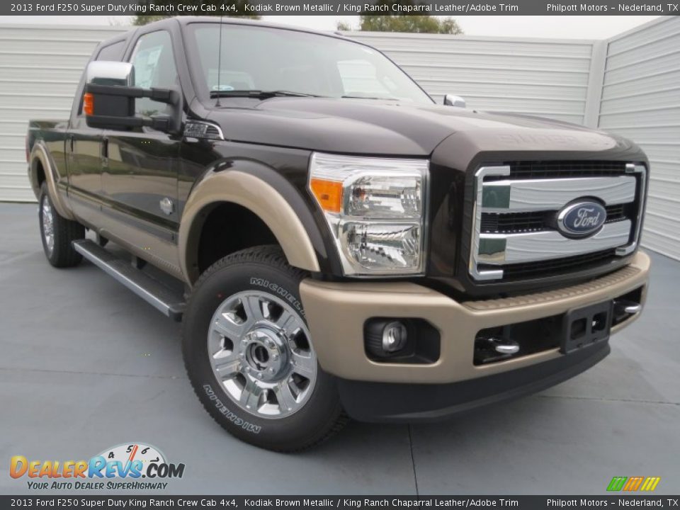 2013 Ford F250 Super Duty King Ranch Crew Cab 4x4 Kodiak Brown Metallic / King Ranch Chaparral Leather/Adobe Trim Photo #1