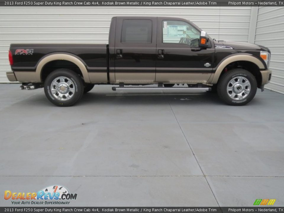 2013 Ford F250 Super Duty King Ranch Crew Cab 4x4 Kodiak Brown Metallic / King Ranch Chaparral Leather/Adobe Trim Photo #2